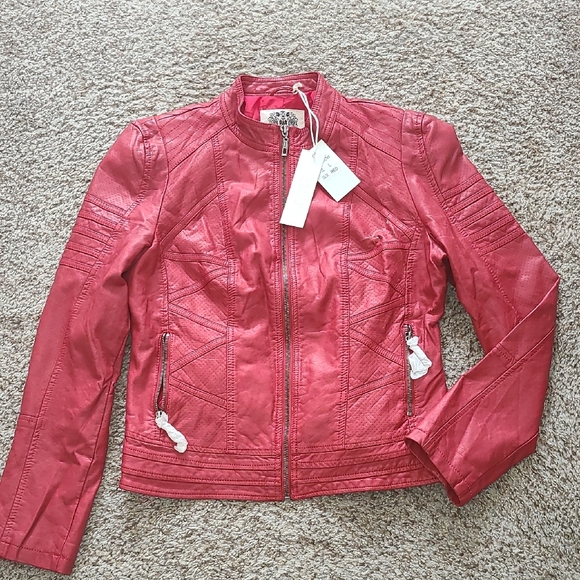 🎯5 For $25🎯Come Together California Faux Leather Jacket ⭕️See Description⭕️ - Picture 1 of 9